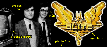 David Braben y Ian Bell crearon "Elite" en 1984.