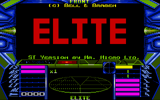 Intro de "Elite" en Atari ST