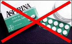 ¡No a las aspirinas!