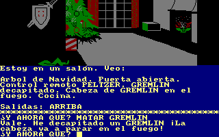 Gremlins, la aventura conversacional, para Amstrad CPC