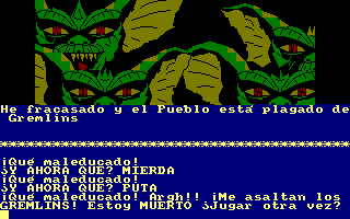 He fracasado y el Pueblo est plagado de Gremlins