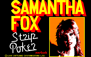 Samantha Fox Strip Poker