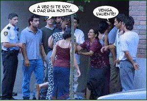 Típica reunión de vecinos.