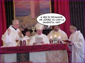 "A ver si dejamos de joder con la paginita, no?"
