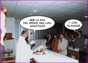 "Que la paz del Señor sea con vosotros..."