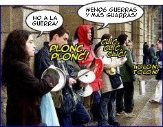 Cacerolada contra la guerra